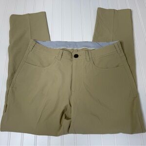 DONALD ROSS Thistle Stretch Performance Pants 34x 30 Khaki Golf Men 1661